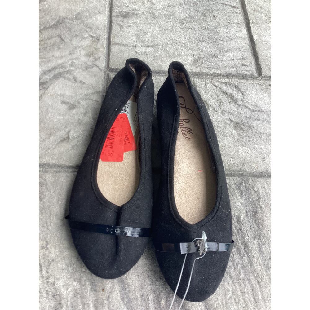 Black Ballet Flats With Cushion Size 7.5